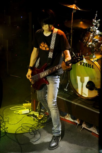 Playing bass live